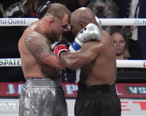 Mike Tyson-Jake Paul fight draws record betting for a combat sports event