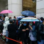 Hundreds queue for sentencing of 47 Hong Kong democrats