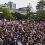 35,000 crowd New Zealand's Parliament grounds in support of Māori rights