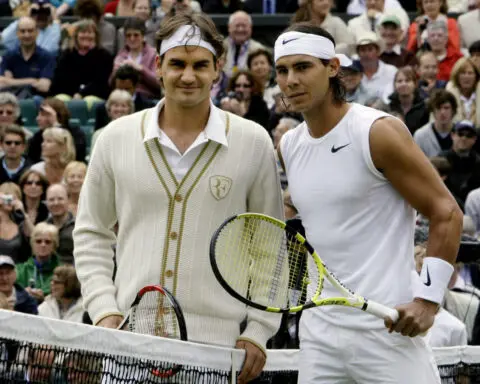 Roger Federer tells friend and rival Rafael Nadal that he made him enjoy tennis more