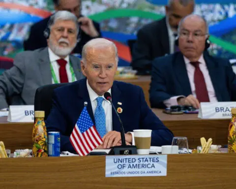 Biden fades from view as he exits the world stage