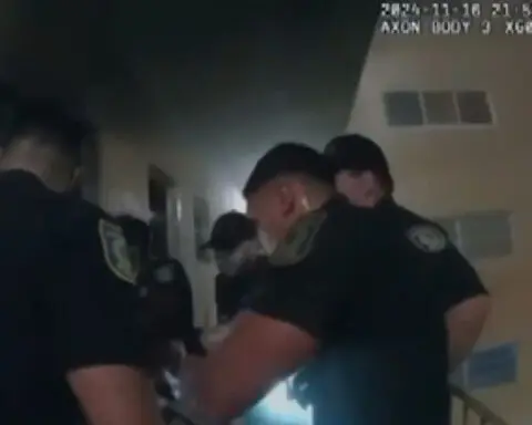 ‘Thank God they saved his life’: Bodycam video shows first responders rescuing man, dog from apartment fire in Hialeah