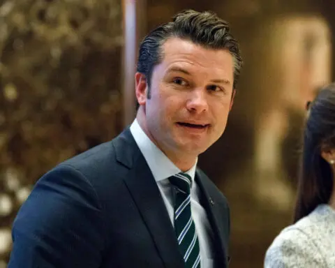 Hegseth tells Republicans that ‘this is a battle that is just beginning’