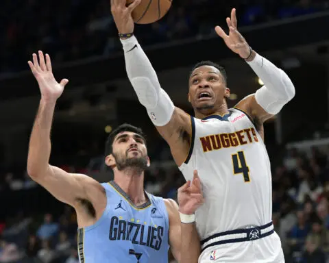 Nuggets guard Russell Westbook posts 200th career triple-double in win over Grizzlies