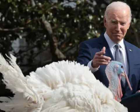 Biden set to use his pardon power Monday for Thanksgiving turkey tradition