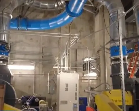 NYCHA shows off new state-of-the-art vacuum-powered trash system in Harlem