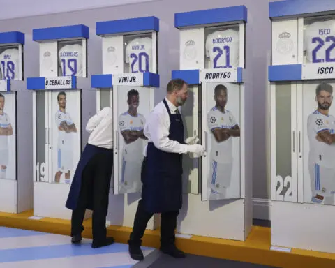 Lockers used by Ronaldo, Beckham and other Real Madrid stars are up for auction