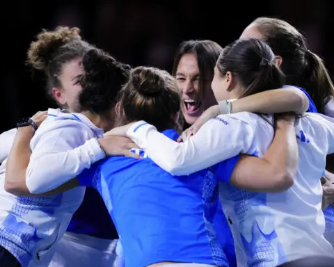 Jasmine Paolini and Italy beat Slovakia to win the Billie Jean King Cup