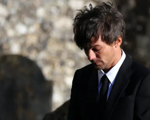 One Direction stars join mourners at Liam Payne's funeral