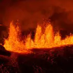 Iceland volcano erupts for the seventh time in a year