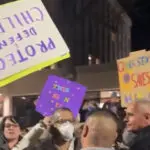 Protest erupts outside of APS board meeting as protestors seek book ban