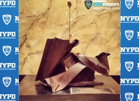 9/11 memorial vandalized at NYC church. Video shows suspect stealing piece of artwork, police say