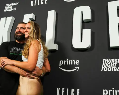 Jason and Kylie Kelce expecting baby number four