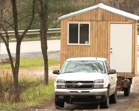 Locals build free sheds to shelter Helene survivors from the cold