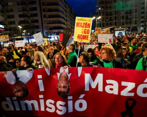 Thousands protest in Valencia over lack of schools after deadly floods