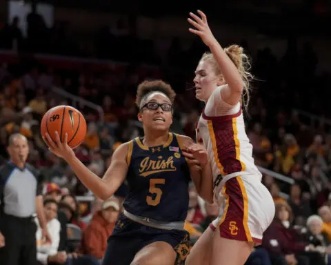 Hidalgo leads No. 6 Notre Dame over JuJu Watkins and third-ranked USC 74-61 in big matchup out West