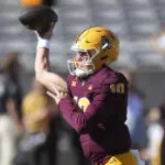 After fans storm field early, No. 21 Arizona St stops Hail Mary try for 28-23 win over No. 14 BYU