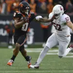 Oregon St. claims Pac-12 'title' and snaps a 5-game skid with 41-38 win over No. 25 Washington St.