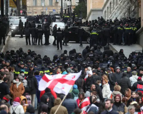 Georgian ruling party defies protests, boycott to re-open parliament after disputed election