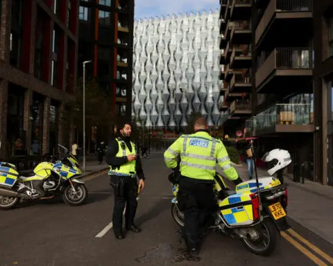 Man charged with bomb hoax over incident at U.S. embassy in London, UK police say