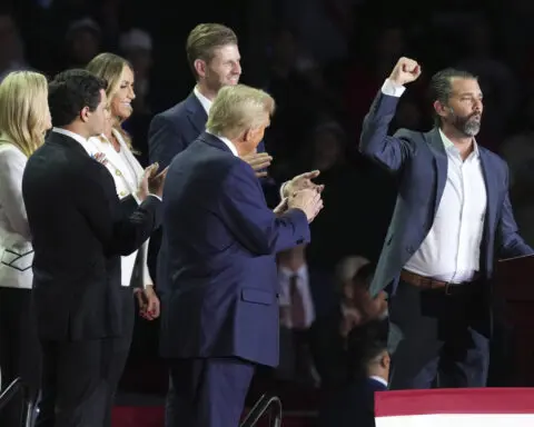 Donald Trump Jr. emerges as a political force of his own as he helps his father launch a second term