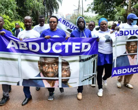 Wife of 'abducted' Ugandan opposition figure says he won't get justice