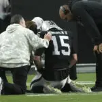 Raiders quarterback Gardner Minshew is out for the season with a broken collarbone