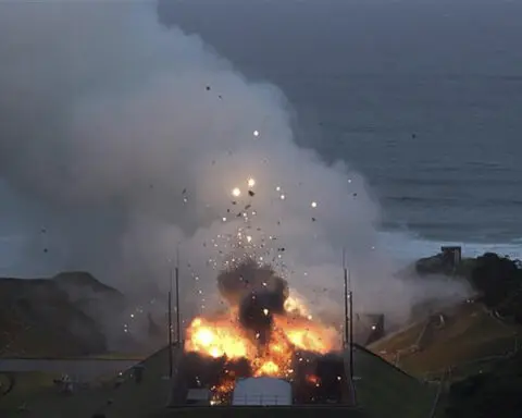 The engine of Japan's flagship new small rocket explodes during a test for a second time