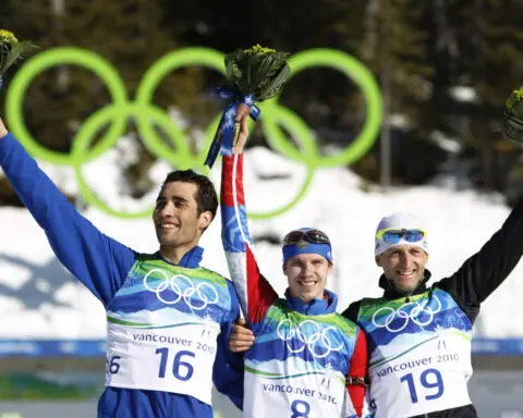 Ruling in doping case set to give biathlon star Fourcade a gold 15 years after Vancouver Olympics