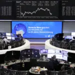 European shares slip amid Trump tariff woes, French lenders drop