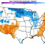 Thanksgiving Day rain expected on East Coast