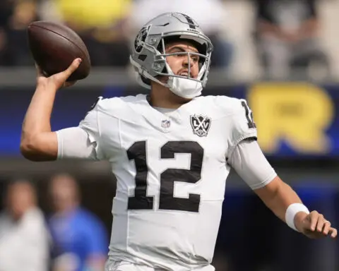 Raiders will start O'Connell at quarterback when they visit the Chiefs