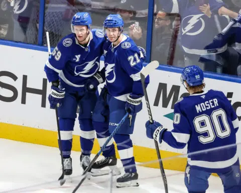 Tampa Bay Lightning player secures hat-trick in unbelievable way