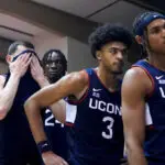 Karaban goes to hospital with head injury after No. 2 UConn's loss to Dayton in Maui Invitational