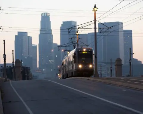 Vehicle collides with Metro train in South LA; 1 injured