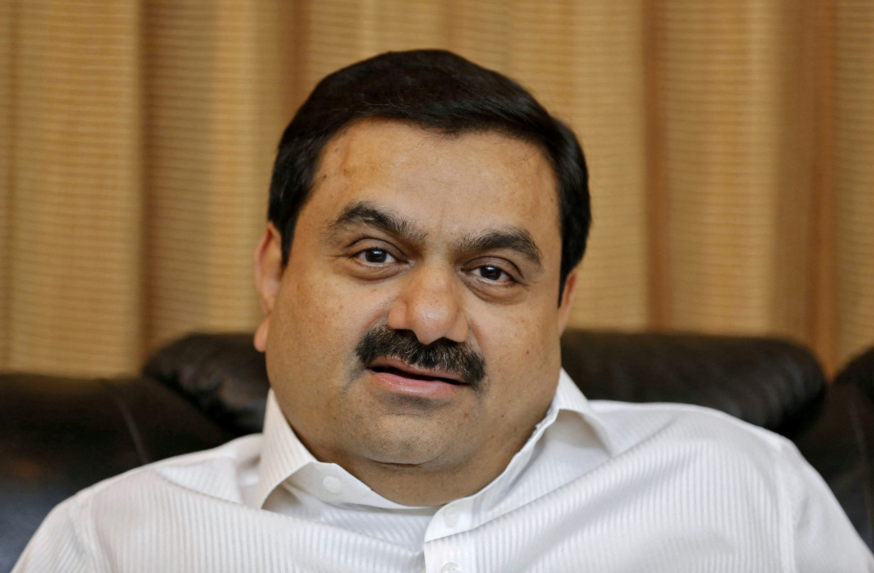 FILE PHOTO: Indian billionaire Adani speaking during an interview with Reuters at his office in Ahmedabad