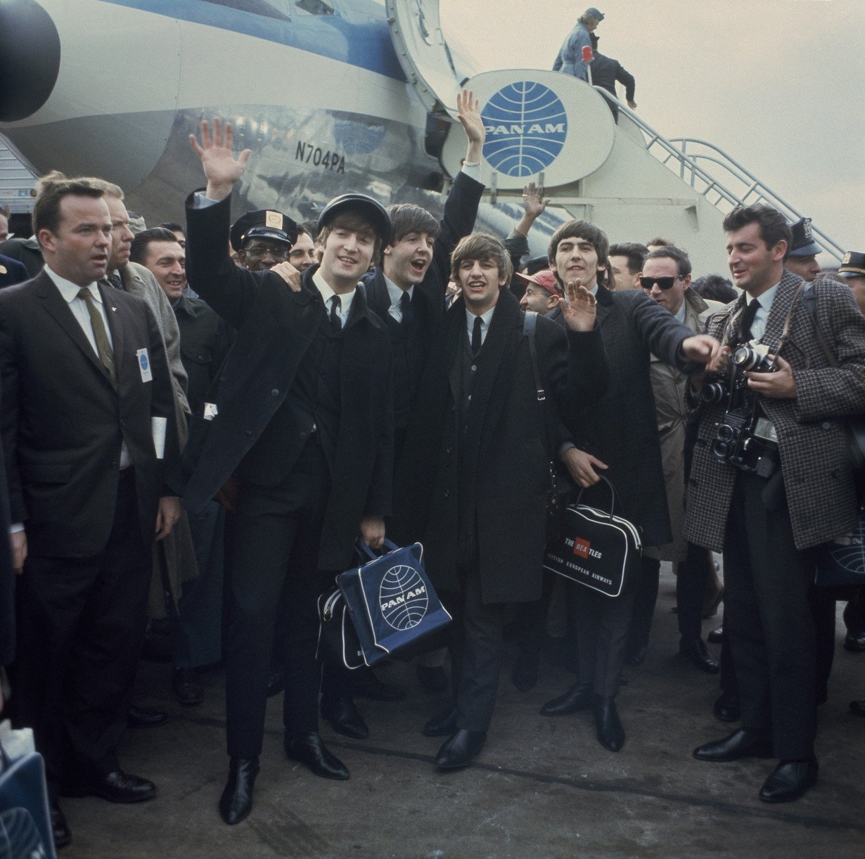 Intimate documentary captures the Beatles goofing around as they take America by storm in 1964