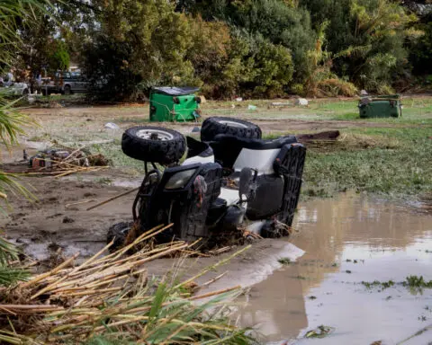 Storm Bora floods homes, streets in Greek island of Rhodes