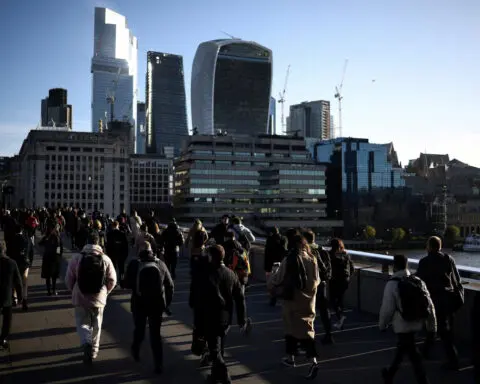 UK business morale ticks lower but trading prospects healthy, Lloyds Bank says