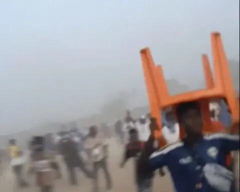 Panic among spectators at soccer game kills at least 56 in the West African nation of Guinea