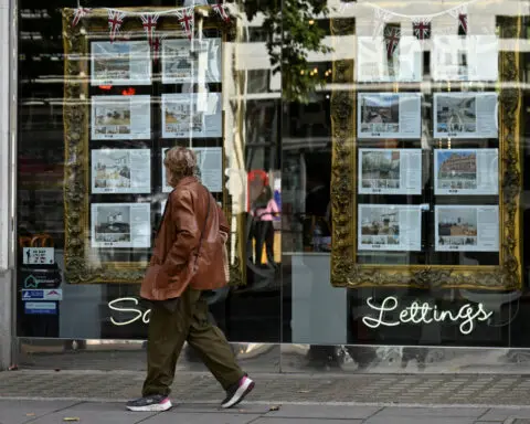 UK annual house price growth strongest in two years, Nationwide says