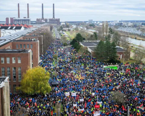 Nine Volkswagen plants on strike as worker rift with management deepens