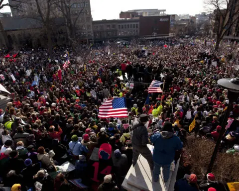 Unions score a major win in Wisconsin with a court ruling restoring collective bargaining rights