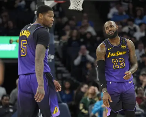 LeBron's jumper is off, and the Lakers are struggling on offense