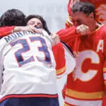 Flames honor the late Johnny Gaudreau and welcome his family back to Calgary