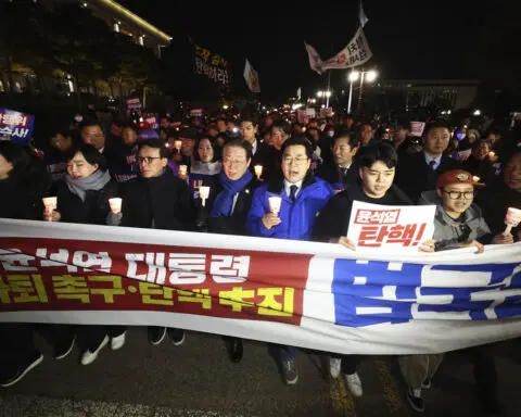 South Korea’s opposition parties move to impeach president over sudden declaration of martial law
