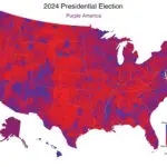 America’s counties are less purple than they used to be