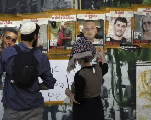 Israeli strikes on a Gaza tent camp kill at least 21 people, hospital says