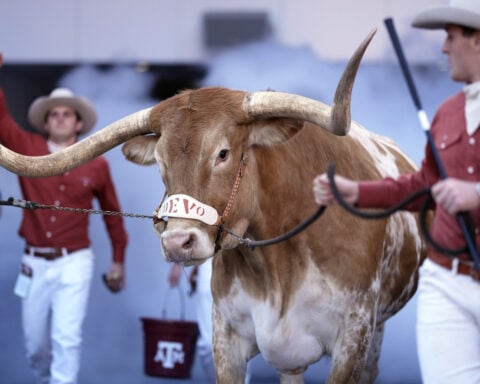 No Bevo? SEC tells Texas there's no room for its 1,700-pound longhorn at title game vs. Georgia