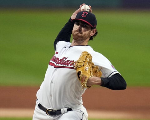 Former Cy Young winner Shane Bieber returning to Cleveland Guardians on 1-year deal, AP source says